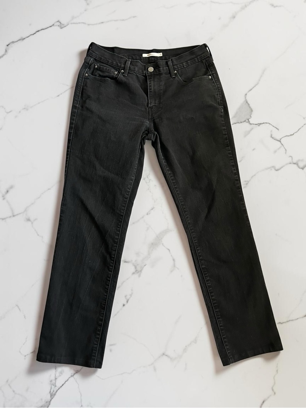Levi's Black Women's 505 Straight-Leg Jeans
